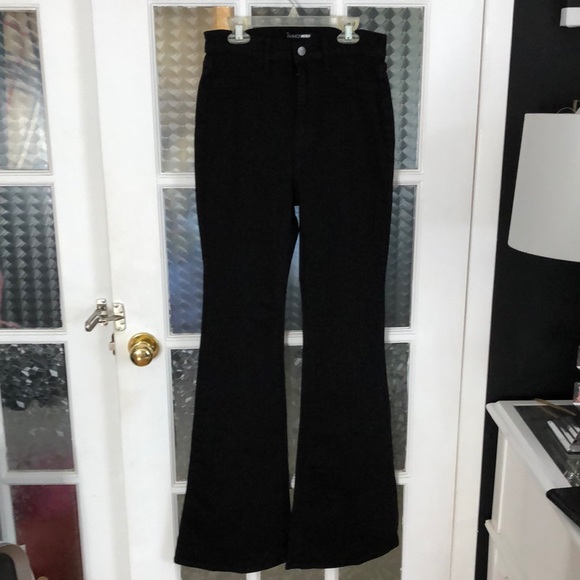 Fashion Nova high waisted flare leg jeans size 11 - Picture 2 of 6